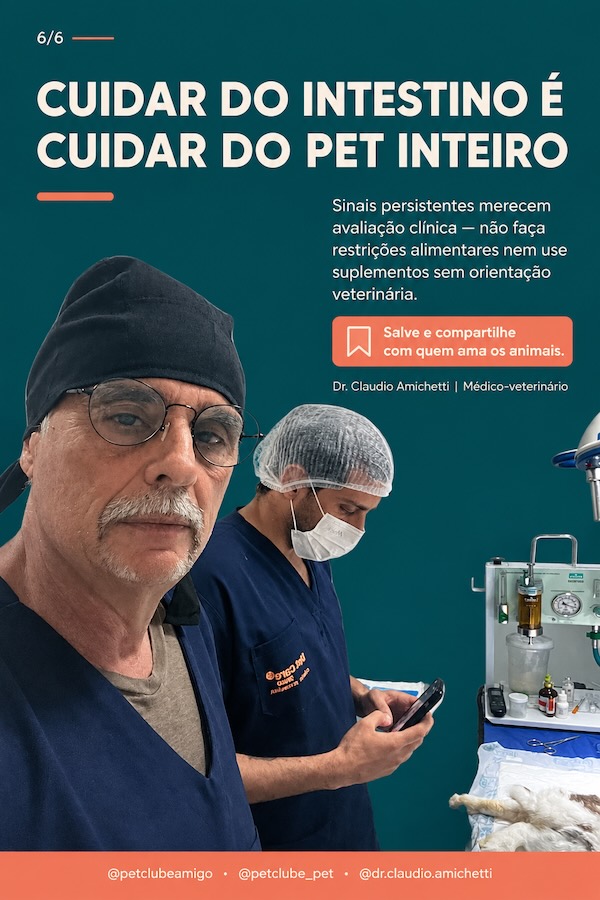 A SAÚDE INTESTINAL COMO ALICERCE DA MEDICINA VETERINÁRIA INTEGRATIVA: DISBIOSE, INTEGRIDADE DA BARREIRA INTESTINAL E O EIXO MICROBIOTA–IMUNIDADE–CÉREBRO EM CÃES E GATOS